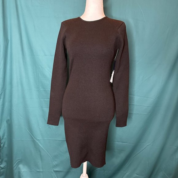 Rachel Rachel Roy Womens Knit Open Back Bodycon Dress Women's M - Picture 2 of 9